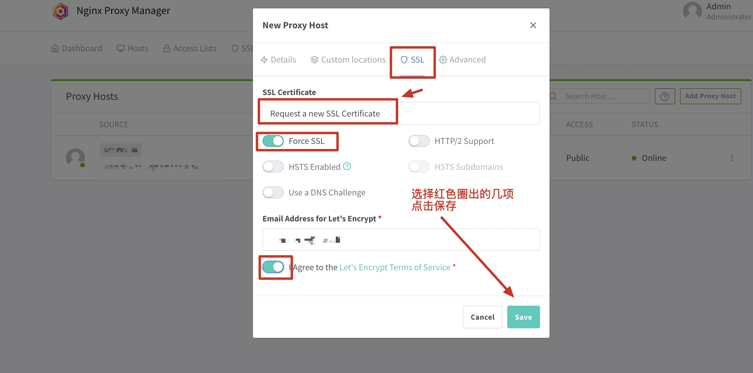 搭建Nginx Proxy Manager 可视化面板一键安装部署方法实现反向代理